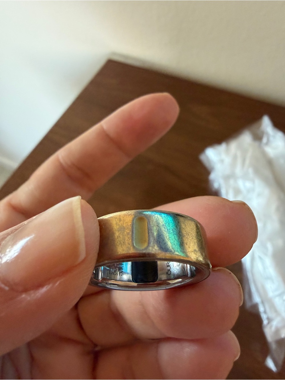 Oura 4 size 8 gold only ring